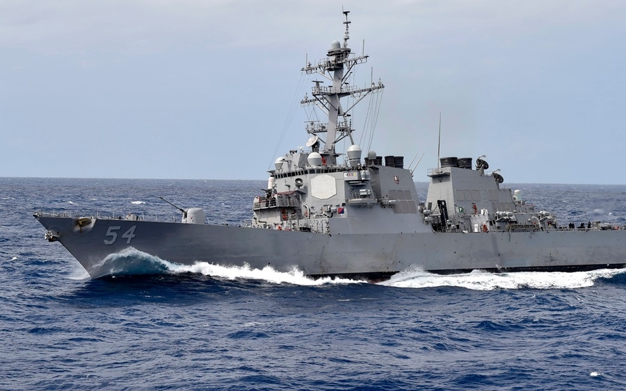 Tàu chiến Mỹ qua eo biển Đài Loan, Trung Quốc tuyên bố sẵn sàng đối phó mọi đe dọa